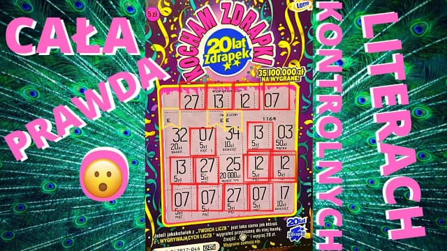 Co oznaczają litery na zdrapkach i jak uniknąć utraty wygranej